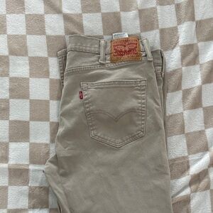 Levi's Khaki Denim Pants